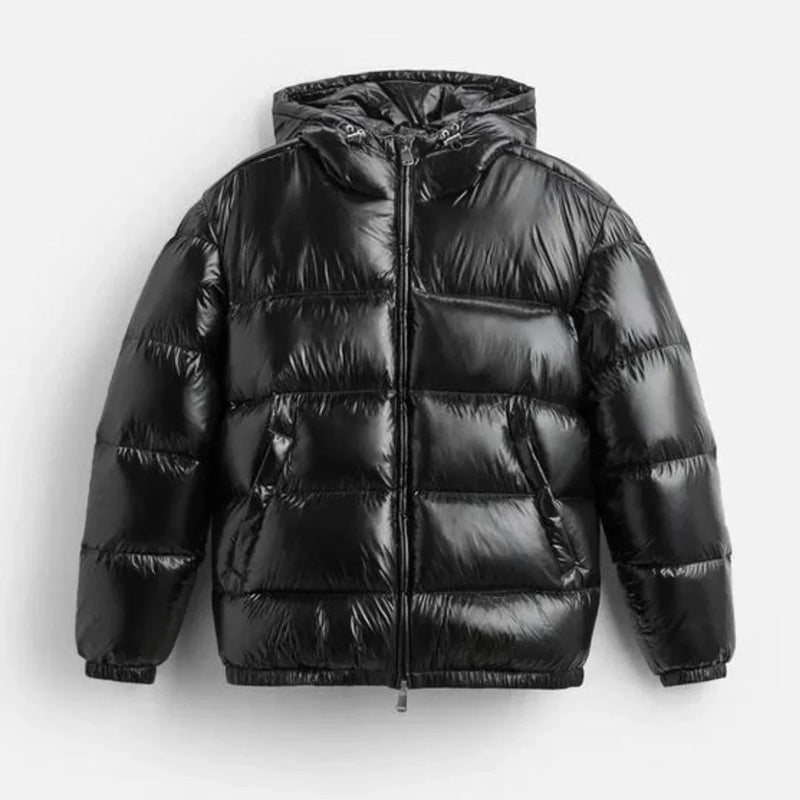 Hugo | Chaqueta de Plumas Hombre con Capucha Puffer