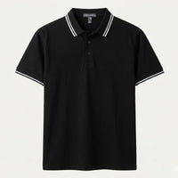 Iker | Polo de Algodón de Manga Corta Hombre Cuello Contraste