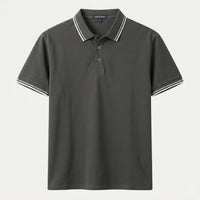 Iker | Polo de Algodón de Manga Corta Hombre Cuello Contraste