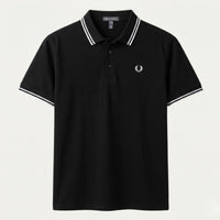 Iker | Polo de Algodón de Manga Corta Hombre Cuello Contraste