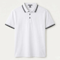 Iker | Polo de Algodón de Manga Corta Hombre Cuello Contraste