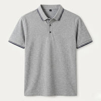 Iker | Polo de Algodón de Manga Corta Hombre Cuello Contraste