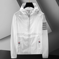 Iker | Varsity Jacket Hombre con Capucha Rompevientos
