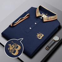 Iván | Polo Hombre Cuello Cuadros Bordado