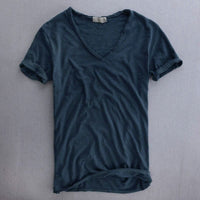Koldo | Camiseta Cuello V Slim Fit Hombre Manga Corta