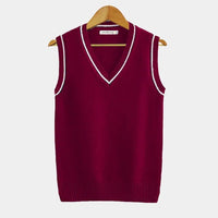 Hugo | Gilet Chaleco de Punto Hombre Cuello V Cable Knit