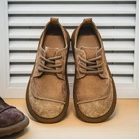 Marcos | Zapatos Derby de Ante Hombre Cordones Suela Gruesa