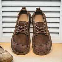 Marcos | Zapatos Derby de Ante Hombre Cordones Suela Gruesa
