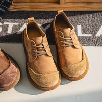 Marcos | Zapatos Derby de Ante Hombre Cordones Suela Gruesa