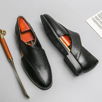 Martí | Mocasines de Cuero Genuino Hombre Suela Plana