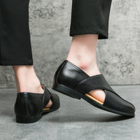 Martí | Mocasines de Cuero Genuino Hombre Suela Plana