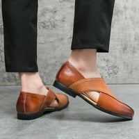 Martí | Mocasines de Cuero Genuino Hombre Suela Plana