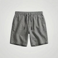 Mateo | Bermudas de Lino Hombre Cintura Elástica Cordón