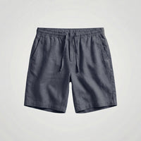 Mateo | Bermudas de Lino Hombre Cintura Elástica Cordón