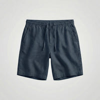 Mateo | Bermudas de Lino Hombre Cintura Elástica Cordón
