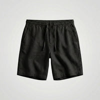 Mateo | Bermudas de Lino Hombre Cintura Elástica Cordón