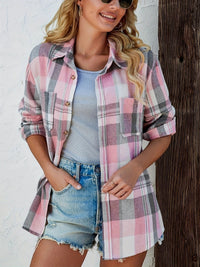 Mencía | Camisa de Cuadros de Manga Larga Mujer Oversized