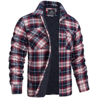 Mikel | Camisa Chaqueta de Franela Acolchada Hombre Cuadros