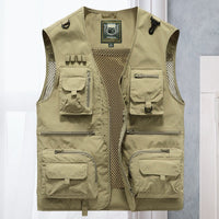 Mikel | Chaleco Multibolsillos Outdoor Hombre Transpirable