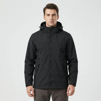 Mikel | Chubasquero Impermeable Hombre con Capucha Cortavientos