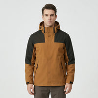 Mikel | Chubasquero Impermeable Hombre con Capucha Cortavientos