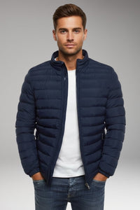 Nicolás | Chaqueta Acolchada Bomber Hombre Cuello Alto Cremallera