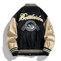 Oriol | Varsity Jacket Hombre Parches Bordados Botones