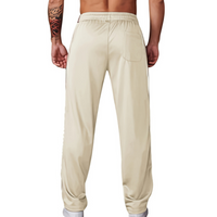 Pau | Pantalón Running Hombre Corte Recto Bandas Laterales