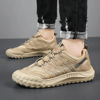 Pau | Zapatillas de Senderismo Hombre Suela Gruesa Cordones
