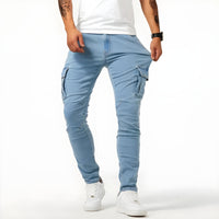 Pol | Cargo Pants Slim Hombre Multibolsillos