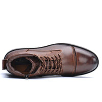 Rodrigo | Botas de Trabajo de Cuero Hombre Cremallera Lateral
