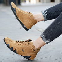 Rodrigo | Zapatos Casual de Ante Hombre Botín con Cordones