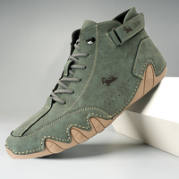 Rodrigo | Zapatos Casual de Ante Hombre Botín con Cordones