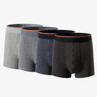 Rubén | Boxers de Algodón a Rayas Hombre Pack 4 Elásticos