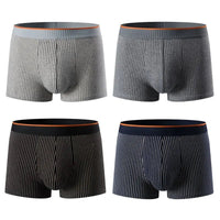 Rubén | Boxers de Algodón a Rayas Hombre Pack 4 Elásticos