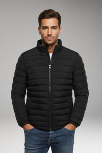Rubén | Chaqueta Acolchada Ligera Hombre Cuello Alto Cremallera