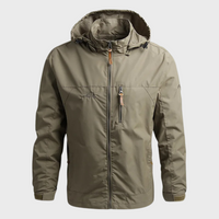 Sergio | Chaqueta Impermeable Hombre con Capucha Cortavientos