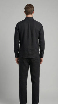Sergio | Conjunto de Lino de Manga Larga Hombre Camisa y Pantalón