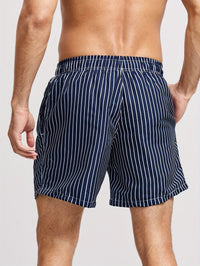 Tomás | Bañador Corto a Rayas Hombre Cordón Ajustable