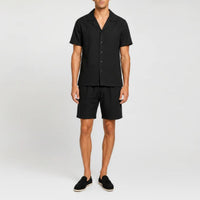 Tomás | Conjunto de Lino Hombre Camisa y Pantalón Corto