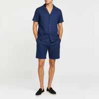 Tomás | Conjunto de Lino Hombre Camisa y Pantalón Corto