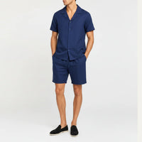 Tomás | Conjunto de Lino Hombre Camisa y Pantalón Corto