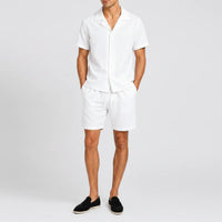 Tomás | Conjunto de Lino Hombre Camisa y Pantalón Corto
