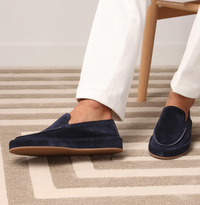 Tomás | Mocasines de Ante Slip On Hombre Suela Gruesa