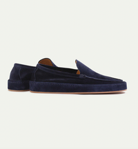 Tomás | Mocasines de Ante Slip On Hombre Suela Gruesa
