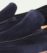 Tomás | Mocasines de Ante Slip On Hombre Suela Gruesa
