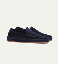Tomás | Mocasines de Ante Slip On Hombre Suela Gruesa