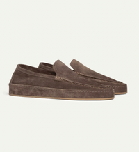 Tomás | Mocasines de Ante Slip On Hombre Suela Gruesa